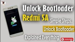 Unlock Bootloader of Redmi 5A || Hindi || unlock mi 5a
