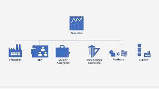 What are the typical functional business areas in a Manufacturing firm?