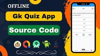 Offline Gk quiz app source code Android studio