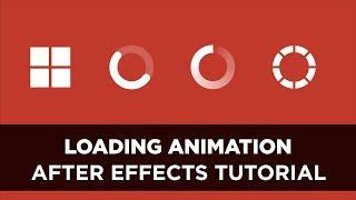 After Effects - Animated Loading Icon Tutorial #1