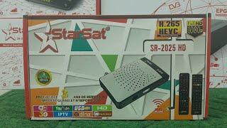 Starsat SR-2025HD STB l Dual Remote l WiFi Included l 3G l LAN l 3Years Services l Review l English