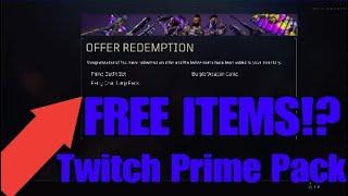 Free Gear in Black Ops 4...(Twitch Prime)