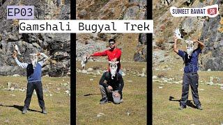 Gamshali  Bugyal Trek EP03 | Niti Valley Ride | Uttarakhand #sumjc #sumeetrawat