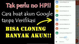 Cara buat akun GOOGLE tanpa verifikasi nomor HP!! % Work!! || JKM channel || Cara buat Gmail