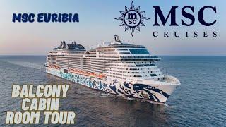 MSC Euribia Balcony Cabin Stateroom Tour