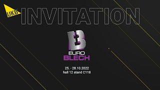 INVITATION EUROBLECH 2022 | UKB