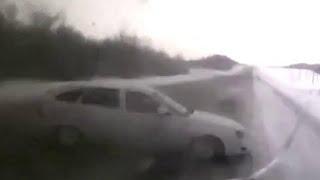 The video recorder captured the last seconds of the spouses' lives on the highway in Tatarstan.