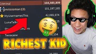 RICHEST KID IN JAILBREAK?! (Roblox Jailbreak)