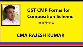 GST CMP Forms for Composite Scheme
