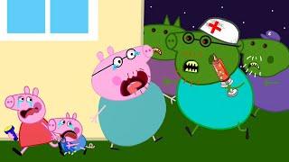 Zombie Apocalypse, Zombie Attacks Peppa Pig's House ‍️| Peppa Pig Funny Animation