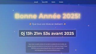 Mon projet web ultime 2024 l'année 2024 Je  termine l'année en beauté (En live jusq'un 2025 )