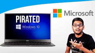 Why MicroSoft Allows Piracy?? Free Windows 10 