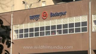 Gate No.1 of Badarpur metro station, Delhi