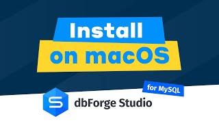 How to Install dbForge Studio for MySQL on macOS using CrossOver