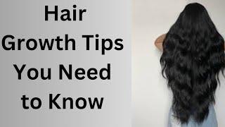 Top 5 Natural Hair Growth Tips You Need to Know #hair #haircare #naturalhair