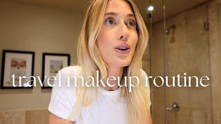 TRAVEL MAKEUP ROUTINE | GRWM