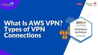 AWS VPN | AWS Site to Site VPN | Types of AWS VPN | K21Academy