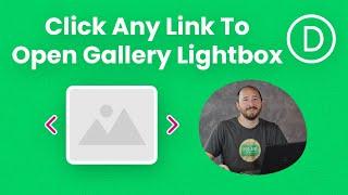 How To Open A Divi Gallery Lightbox By Clicking Any Button, Image, Or Link