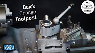 Installing a Quick Change Tool Post on the Mini Lathe - Scraping Included!