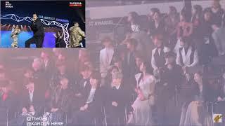 BTS, AOA, Suzy reaction to KARD Ride on the wind @AAA 2018