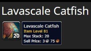 Farming Fish (lavascale) in Uldum for 6 hours world of warcraft cataclysm classic gold farm