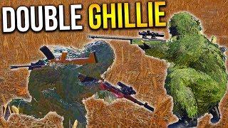 GHILLIE SNIPER DUO PLAYERUNKNOWN'S BATTLEGROUNDS Gameplay