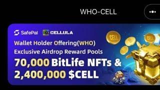 Safepal 20$ - 30$ Confirm ! First 70K Participants Will Get 240000 $CeLL