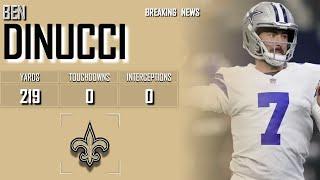 𝐁𝐑𝐄𝐀𝐊𝐈𝐍𝐆 𝐍𝐄𝐖𝐒: New Orleans Saints Sign QB Ben DiNucci | 2024 NFL Season