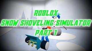 Roblox - Snow Shoveling Simulator - Christmas Timelapse - Part 1