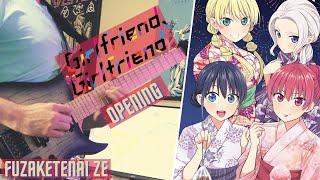 [TABS] Kanojo mo Kanojo/Girlfriend, Girlfriend OP (Guitar Cover)『Fuzaketenai ze』カノジョも彼女 Necry Talkie
