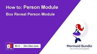 How to Modify - Box Reveal Person Module - Divi Person Module