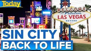 Las Vegas fully reopens after coronavirus | Coronavirus | Today Show Australia