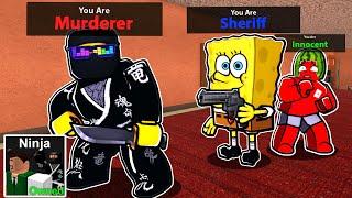 BECOMING a NINJA in Murder Mystery Roblox