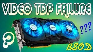 VIDEO TDP FAILURE Windows 10 как исправить