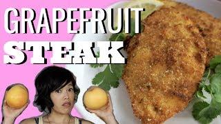 GRAPEFRUIT PEEL STEAK Bistec de Toronja | HARD TIMES -- recipes from times of food scarcity