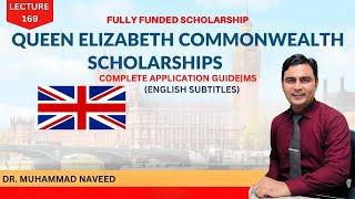 Queen Elizabeth Commonwealth Scholarships | Complete guide | MS | Lecture 169 | Dr. Muhammad Naveed