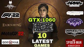 GTX 1060 (6GB) In Late 2022 | 10 Latest Games Test !