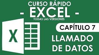 Curso Excel - Capítulo 7, Función BuscarV (Llamado de Datos - Audio Mejorado)