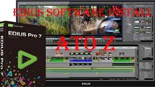 How To Install EDIUS 7 & 8  software without install windows security updates |