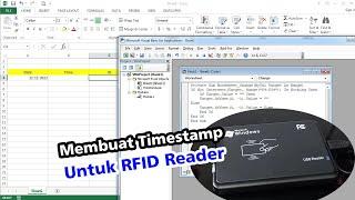 Cara Membuat Timestamp Pada Excel Untuk Mesin Absensi RFID Reader