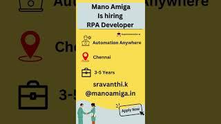 RPA Job Openings | Apply Now #uipathcommunity #uipathrpa #uipathdeveloper #uipathtraining #rpajobs