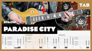 Guns N’ Roses - Paradise City  - Guitar Tab (Remake) | Lesson | Cover | Tutorial