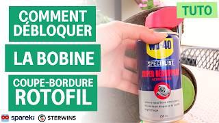 Comment débloquer la bobine d'un coupe bordure - Tuto jardin