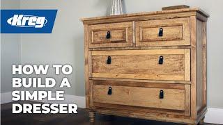 How To Build A Simple DIY Dresser | Free Woodworking Project Plan