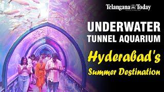 New Underwater Tunnel Aquarium In Hyderabad | Kukatpally | Hyderabad | Telangana Today