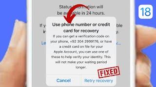 Apple Account: Use Phone Number for Credit Card Recovery | Quick Guide