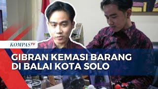 Mundur dari Wali Kota Solo, Gibran Kemasi Barang Pribadinya di Balai Kota