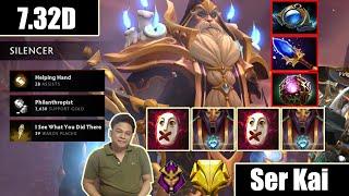 Ser Kai Legend IV Silencer Soft Support Patch 7.32D - Dota 2 Full Match Gameplay