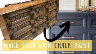 EXTREME Furniture Makeover |  BEFORE and AFTER Trash to Treasure | How to repair a broken base