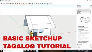 Basic Sketchup Tagalog Tutorial (Super Easy) | Simpleng Inhinyero